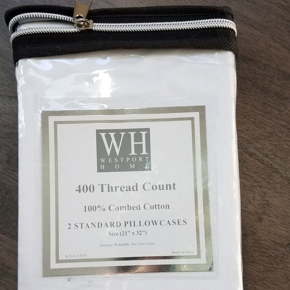 2 Standard Pillowcases